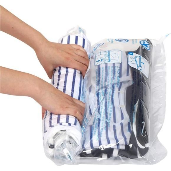 10 Compression Bags for Travel, Travel Essentials Compression Bag (10-Pack) - Picture 1 of 7